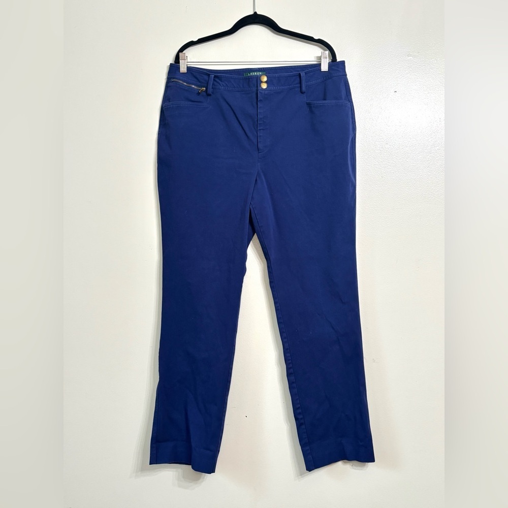 Lauren Ralph Lauren Trousers Navy Blue